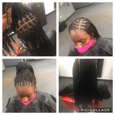 Knotless braids