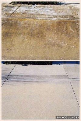 Concrete cleaning