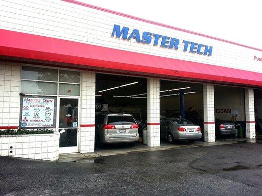 The front view of the Master Tech. Office is on the left hand side