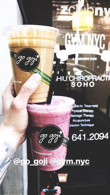 The best smoothies in neighborhood !! They are hidden in local GYM NYC   Amazing set up, tasty pre packed nutrition meals