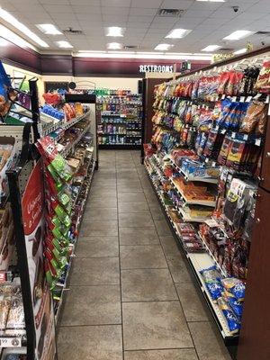 Well stocked and clean store