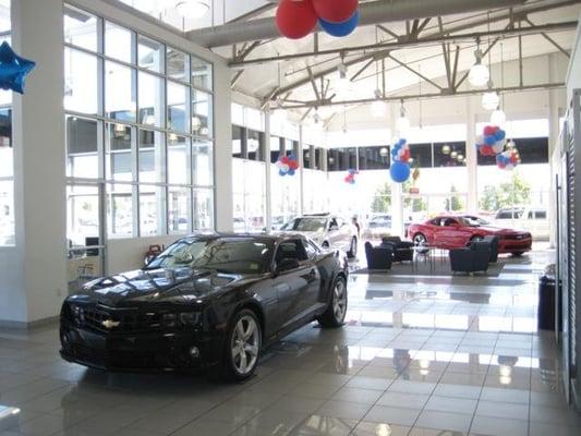 We like to feature various Chevy vehicles on our showroom floor.