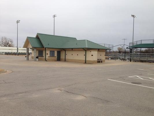 Restrooms just across from field 25