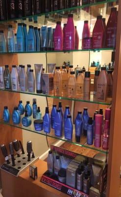 Proud to carry products by Redken, Pureology, Moroccan Oil, Mirabella