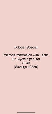 October special!