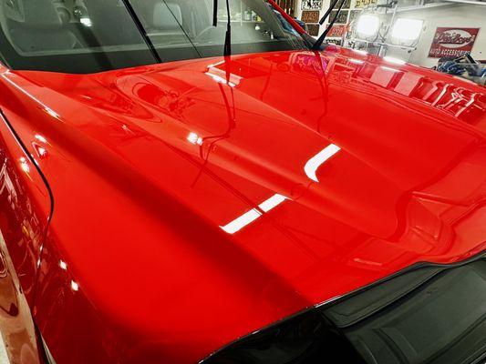 Superior gloss after polishing