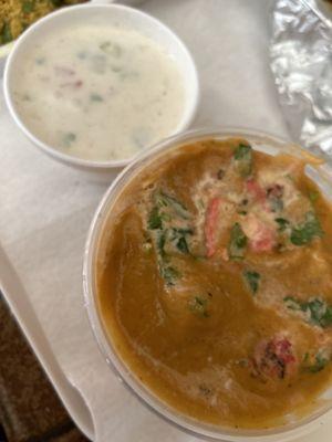 Butter Chicken with Raita Sauce