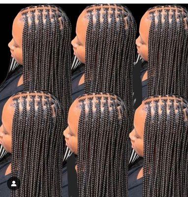 Knotless braids