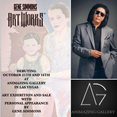 Original art, limited editions and Gene Simmons! Join us Oct. 15th and 16th 2021 RSVP REQUIRED RSVP@ANIMAZINGCOM