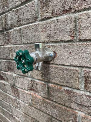 Outside Spigot replaced