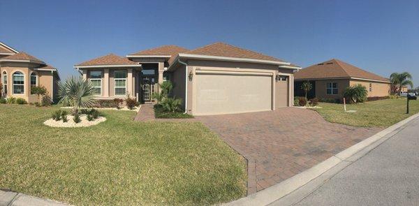 One of the beautiful homes in the neighborhood