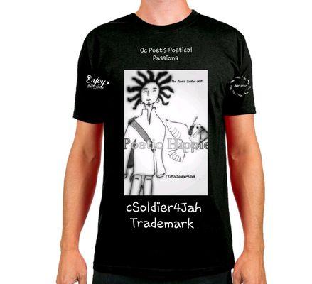 Oc Poet's Poetic Hippy Animated Graphic Designs on t-shirts