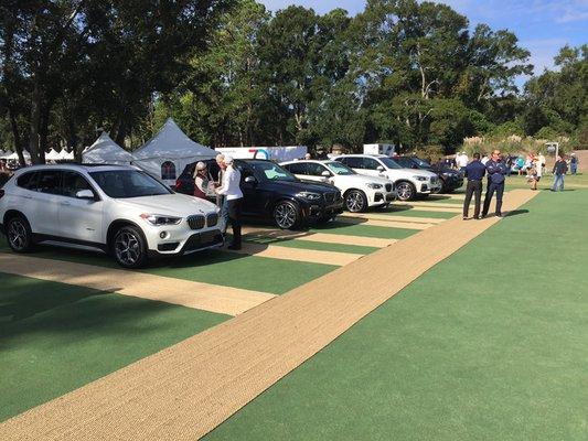 On site working for BMW at the 2018 Hilton Head Island Concours D'Elegance