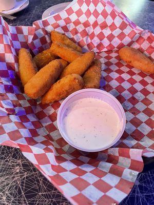 Fried cheese