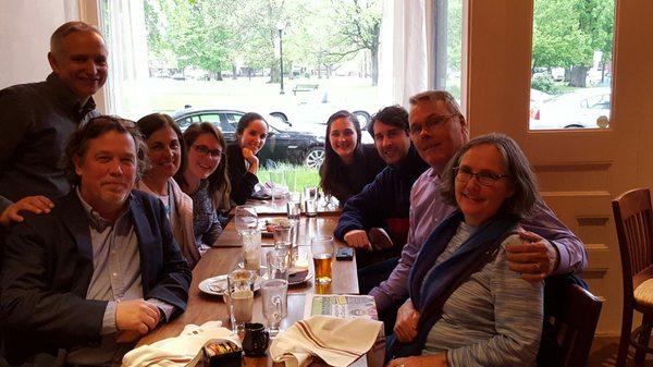 We enjoyed hanging with John the owner, and he came and took this photo with us after a great meal!