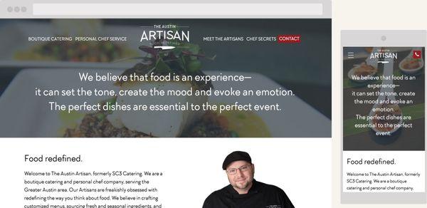 Theaustinartisan.com Custom WordPress Site