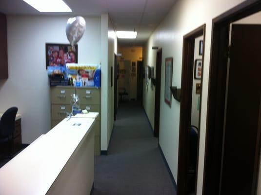 entrance into the clinical area of the CCC