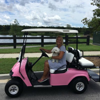 We love our customers! Custom "Barbie" Cart