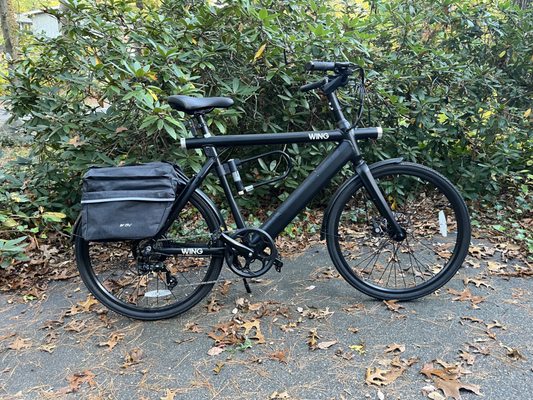 My Wing Freedom X with back rack and panniers.