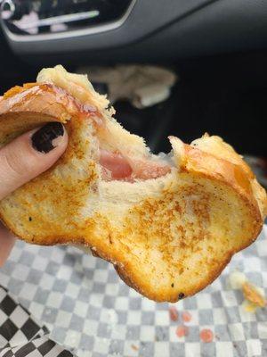 Monte Cristo grilled cheese