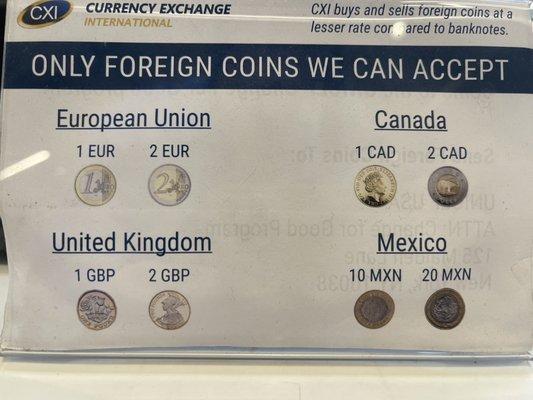 Only Coins Accepted.