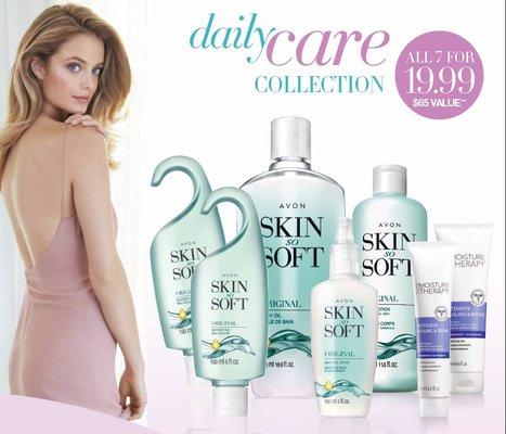 As a new representative, you can sell these $65 Daily Care Collection sets for $19.99 to help build your business.