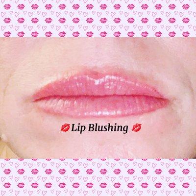 Lip blushing