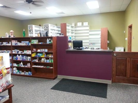 Interior of Midland Sabourin's Pharmacy