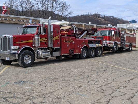 A big  big shout out to you guys thank you for getting our truck to Findley fire