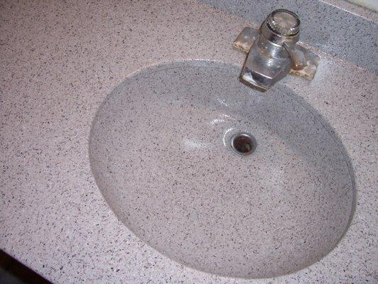 Multistone refinishing can give you that granite look without that granite cost.