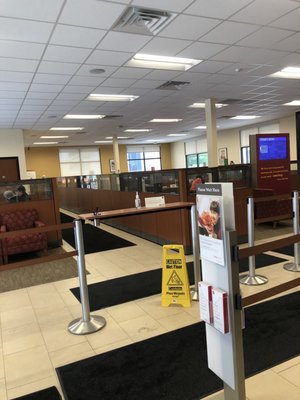 Interior of bank the "facelift" I was talking about