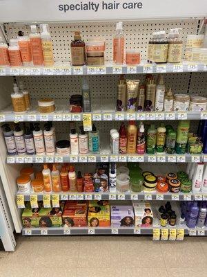 THIS is their ethnic hair care section.