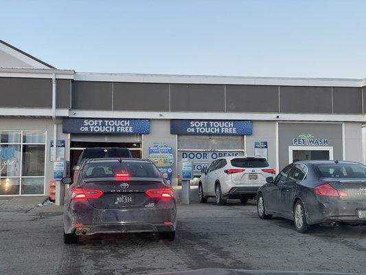 Line for the car wash