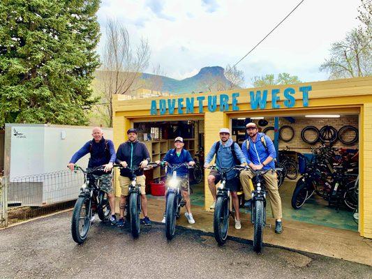 Fat tire ebiking in Golden!