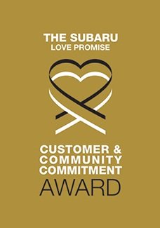 Peninsula Subaru is proud to have received the Subaru Love Promise Customer & Community Commitment award for the 7th year in a row!