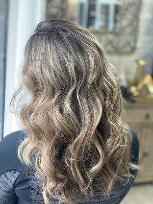 Balayage with shadow root