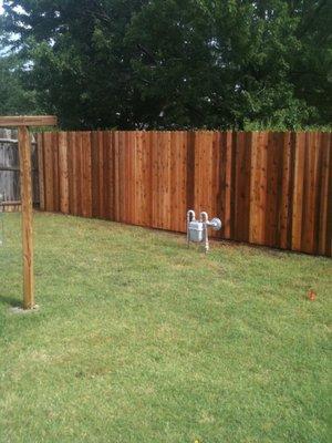 Western Red Cedar Fence