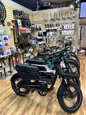 E-bikes and bike accessories