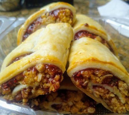 Raspberry rugelach