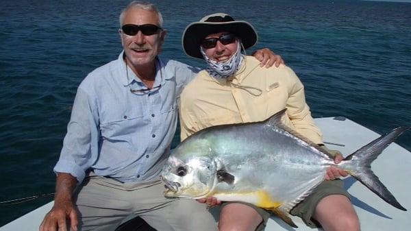 Permit eats Fly and lives to tell about it in Key West