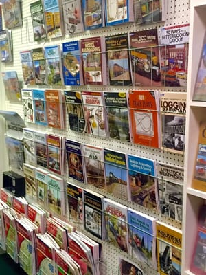 Amazing selection of modeling books to wiring tips and landscaping.