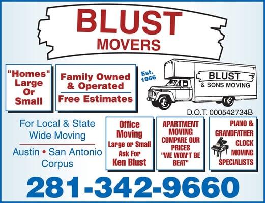 Blust & Sons Moving