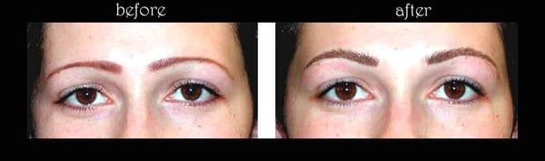 3-D Hair-look eyebrow design