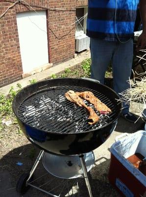 Marinated beef barbecue (I think)