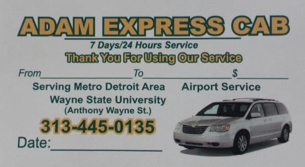 Adam Express Cab