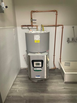 Commercial Water Heater Installs.