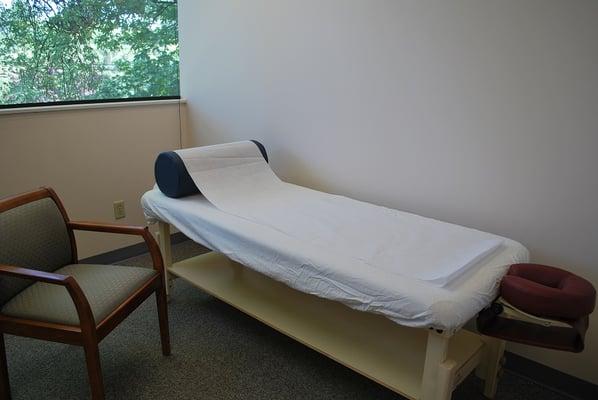 Treatment room at TJ Acupuncture