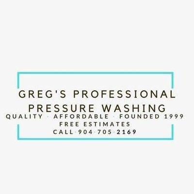 Greg's Professional Pressure Washing