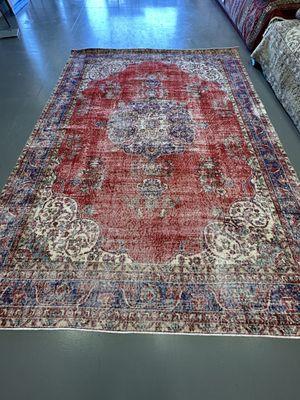 All of Turkish Rugs are hand-woven Vintage Carpets. Vintage Turkish Carpets are Anatolian Natural Dyed Wool Carpets.