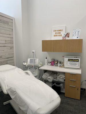 One of her treatment rooms.